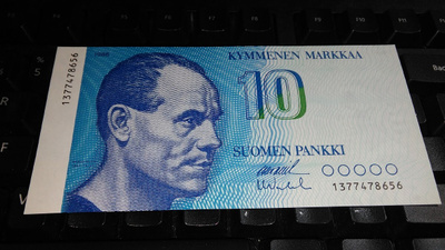 Finland Suomi 10 markkaa 1986 UNC
