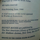 Brian Aldiss - The Dark Light-Years (softcover) - pikkukuva 4