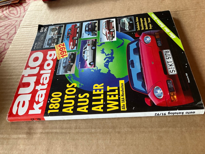 AUTO MOTORSPORT AUTO KATALOG 1992 HYVÄ