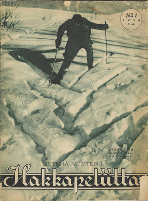 N:O 1 1934 HAKKAPELIITTA KÄYTÖN JÄLKIÄ, HYVÄ KOKONAISUUS SUO