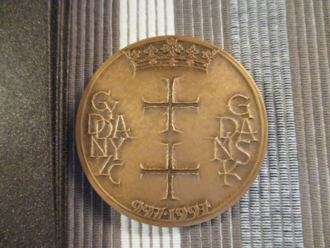 Puola Gdansk 997-1997 mitali.