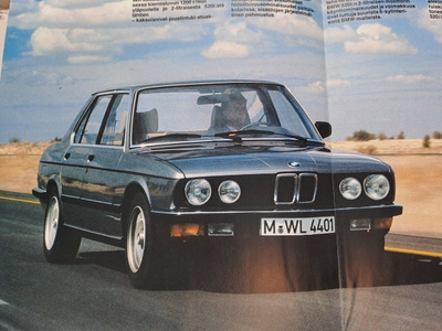 BMW 500-sarja -esite, 1982