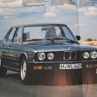 BMW 500-sarja -esite, 1982 - pikkukuva 1