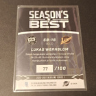 Lukas Wernblom seasons best gold blueline 2026-27 S1 - pikkukuva 2