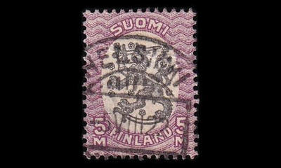 75 o M-17 5mk loisto Helsinki 5.VIII.22 (1917)