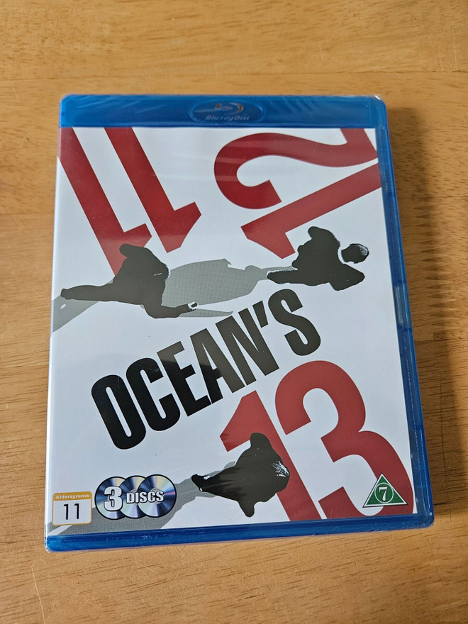 Ocean's 11-12-13 (3 x Blu-ray, uusi)