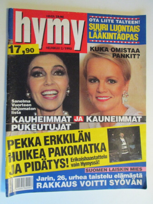 HYMY LEHTI 2 / 1993 SISÄLLYSLUETTELO KUVA 2 ja 3