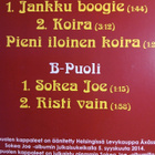 Kari Peitsamo : Jankku Boogie. 7" EP. - pikkukuva 2