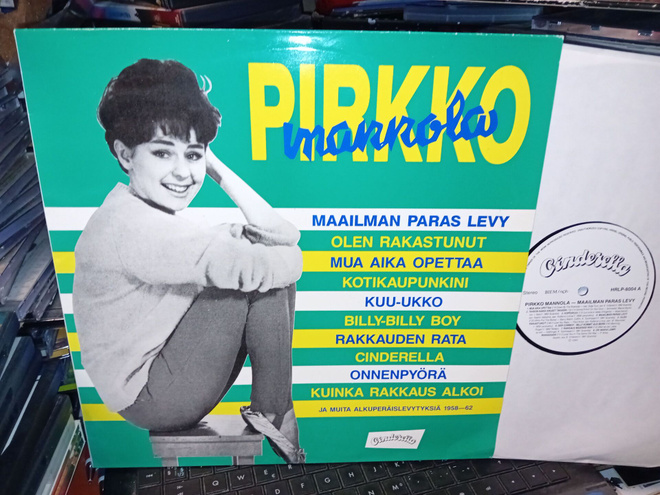 LP Pirkko Mannola  : Maailman paras levy  ( SIS POSTIKULU )