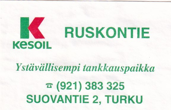 Turku, Kesoil Ruskontei  1/15