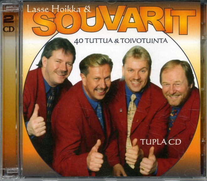 LASSE HOIKKA & SOUVARIT: 40 Tuttua & Toivotuinta – 2-CD 2004