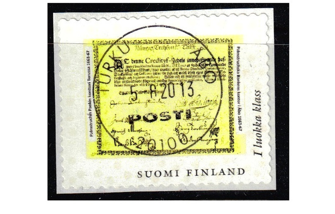Omakuvamerkki pankkiiri Palmstruch o