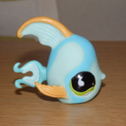 LITTLEST PET SHOP sininen ENKELIKALA, KALA #831 - pikkukuva 4