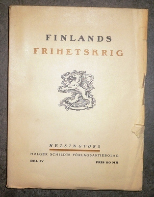 Kai Donner : Finlands Frihetskrig 1924 1.p.