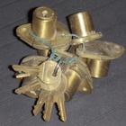 VINTAGE lukot ja avaimet 7 kpl CHICAGO Lock & CO - pikkukuva 4