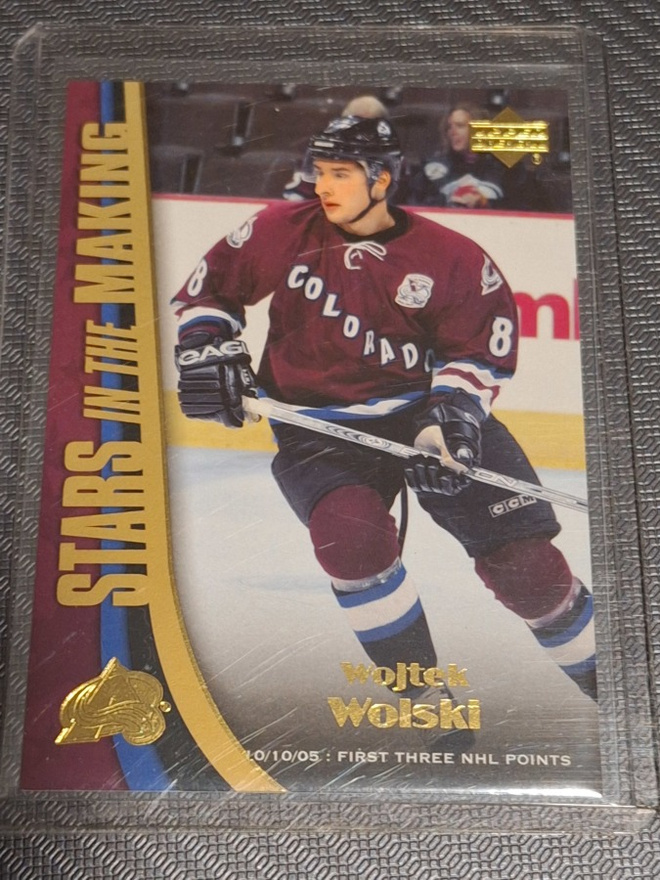 2005-06 Upper Deck Stars in the Making Wojtek Wolski #SM14