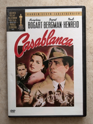 Casablanca (1942), 2 x DVD. Ohjaus Michael Curtiz