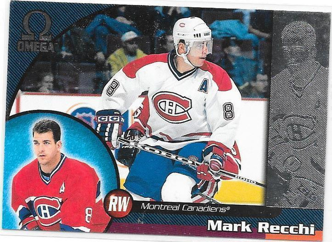 1998-99 Pacific Omega #124 Mark Recchi Montreal Canadiens