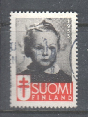 Tub joulumerkki 1953 leimattuna.