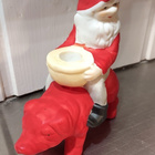 KERAAMINEN TONTTU JA PORSAS - KYNTTILÄNJALKA - pikkukuva 2