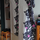 Marimekko Ruusupuu kangas 2 pitkää verhoa - pikkukuva 3