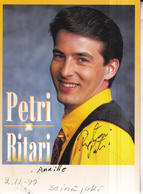 Petri Ritari. laulaja. Fanikortti. nimmari, e302