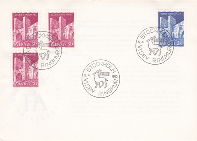 RUOTSI 1965 - Fa 561/62 FDC KUORI