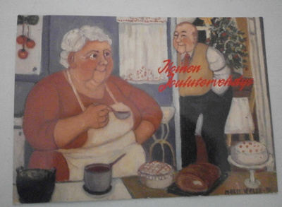 Marit Walle: Iloinen Joulutervehdys, väripk, p. 1997