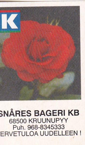 Kruunupyy, Snåres Bageri Kb   b591