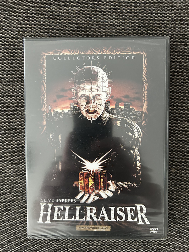 Hellraiser 1987 FutureFilm Suomijulkaisu DVD