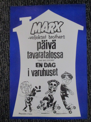Päivä tavaratalossa (1940) - vanha elokuvajuliste - RE1972