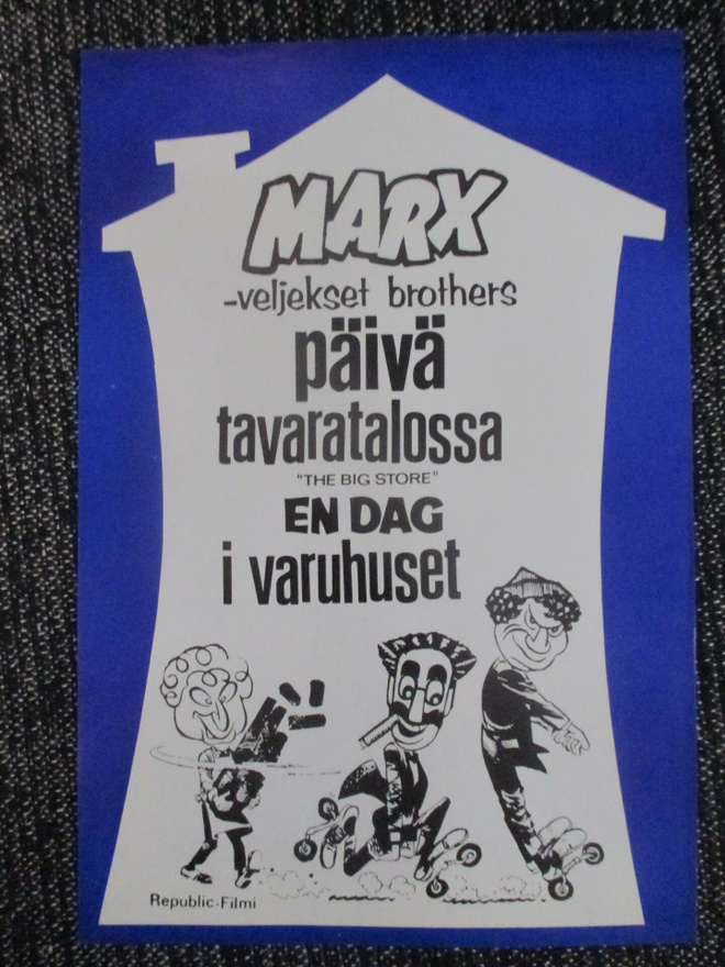 Päivä tavaratalossa (1940) - vanha elokuvajuliste - RE1972