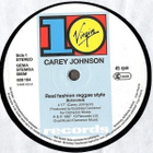 CAREY JOHNSON :: REAL FASHION Reggae Style:MAXI VINYYLI 1987 - pikkukuva 3