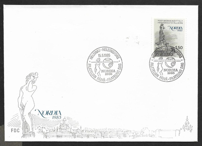 Nordia 1985 FDC (LAPE 957)