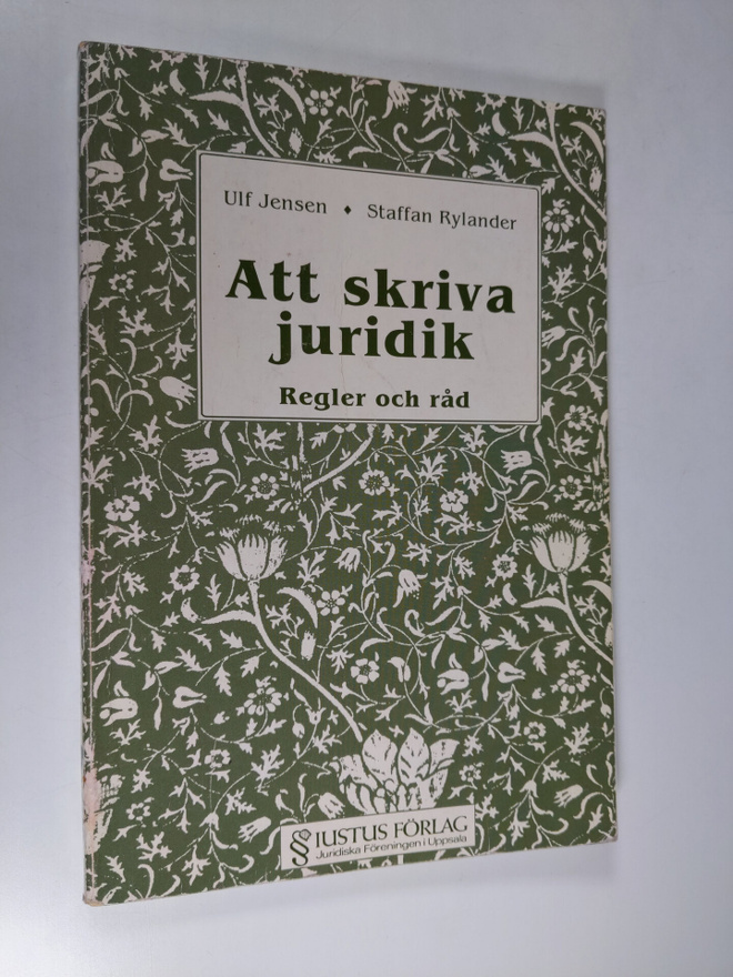 Ulf Jensen : Att skriva juridik : regler och råd