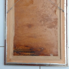 Vanha järvimaisema taulu, öljyväri taulu 41 x 32 cm - pikkukuva 5