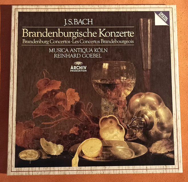 Schubert ja Bach LP-boxit 2 kpl