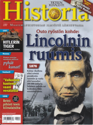 Tieteen Kuvalehti HISTORIA 3/2013 Lincolnin ruumis