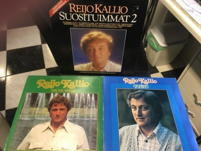 Reijo Kallio lp-levyt 3kpl.
