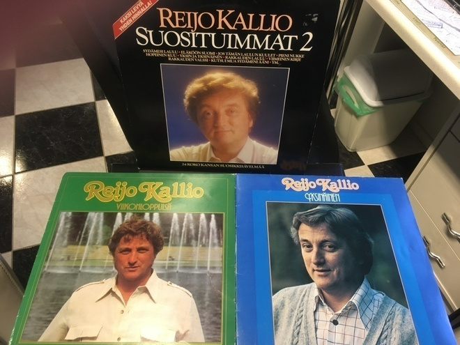 Reijo Kallio lp-levyt 3kpl.