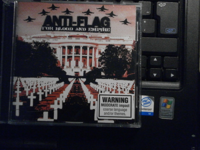 ANTI-FLAG For Blood And Empire CD. Australia 2006.
