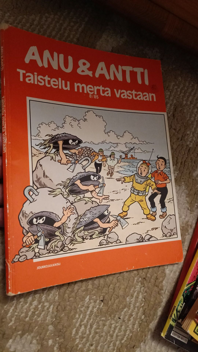 Anu ja Antti taistelu merta vastaan