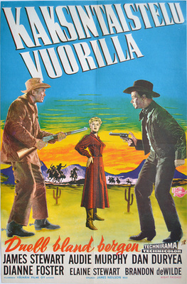 Elokuvajuliste: Kaksintaistelu vuorilla (James Stewart)