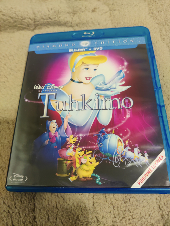 Tuhkimo (Walt Disney nro 12.) Blu-ray + DVD
