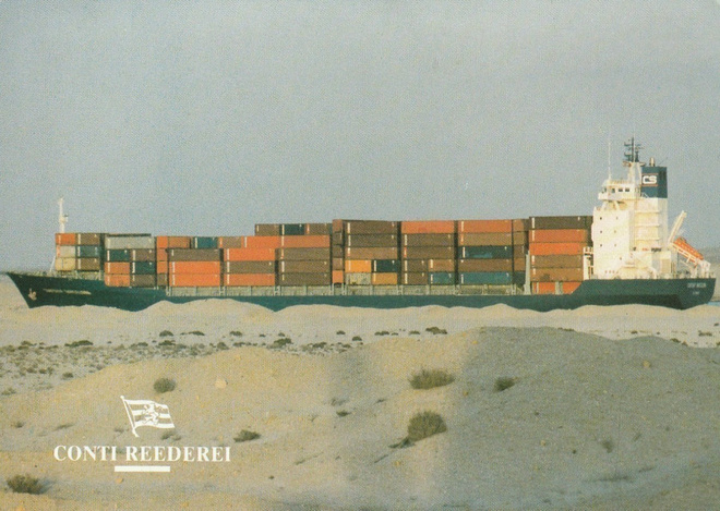 LAIVAKORTTI - MS CONTSHIP BARCELONA