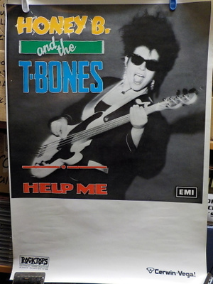 HONEY B. AND THE T-BONES - HELP ME KEIKKAJULISTE