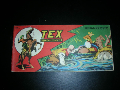 Tex liuskalehti junanryöstö