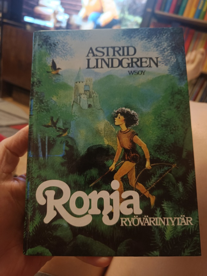 Lindgren : Ronja Ryövärintytär 1. painos 1981