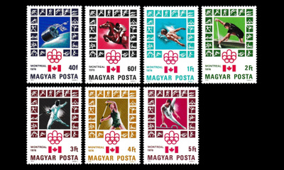 Unkari 3125-31 ** Kesäolympialaiset Montreal (1976)