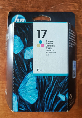 HP 17 C6625A -Kolmivärimustekasetti *UUSI